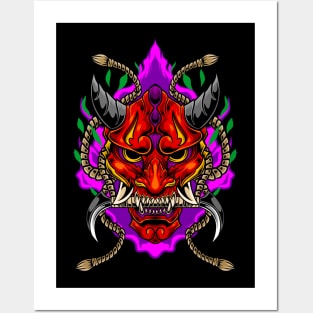 Hannya Mask 03 Posters and Art